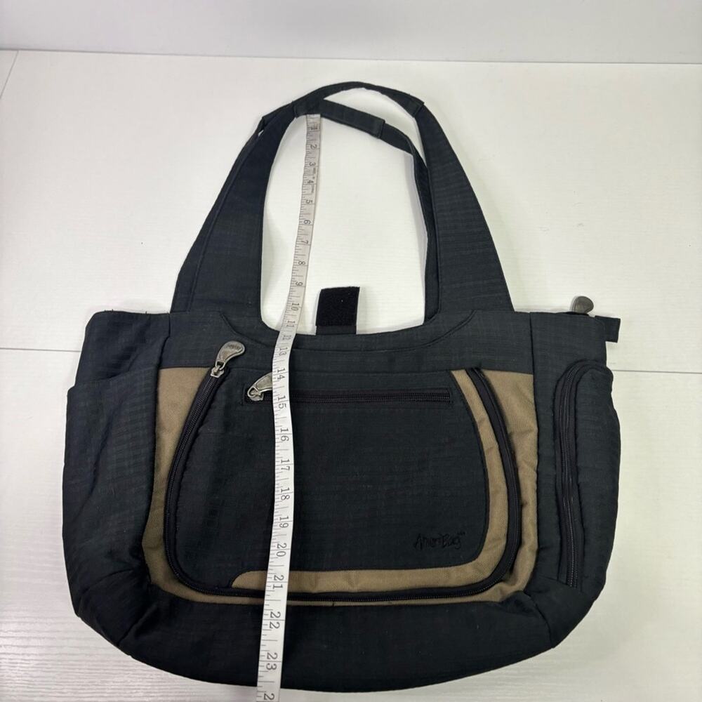 Ameribag Black and Brown Shoulder Bag Bin4 - Picture 6 of 6